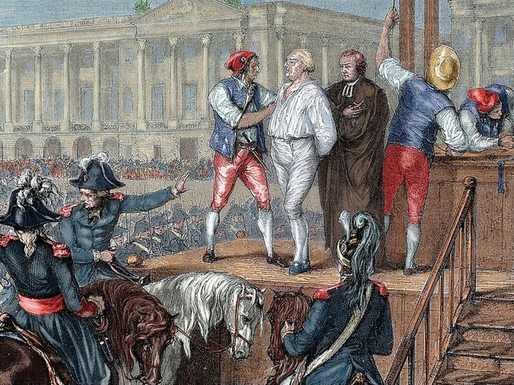 Execution of Louis XVI. (Source: World History Encyclopedia)