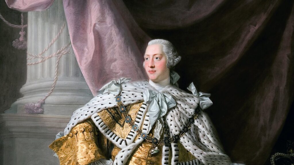 George III was vilified by the American revolutionaries. (Source: Sky History)