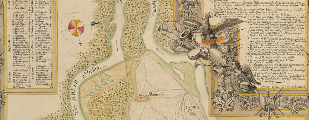 Military map from the Franco-Austrian conflict. (Source: Royal Collection Trust) shifting alliances