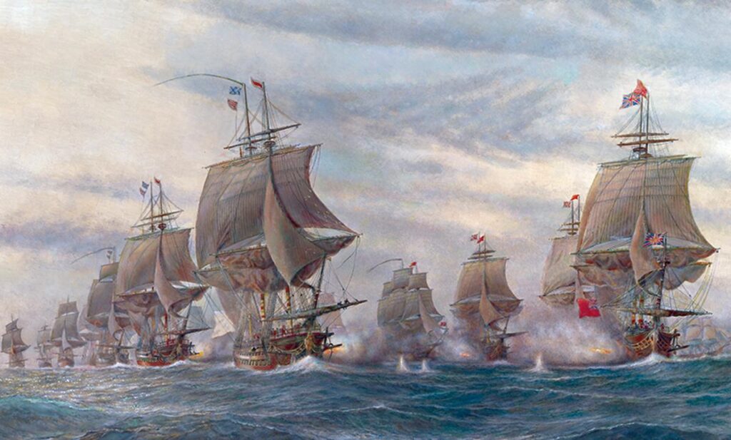 Royal Navy during American Revolution. (Source: US Naval Institute)