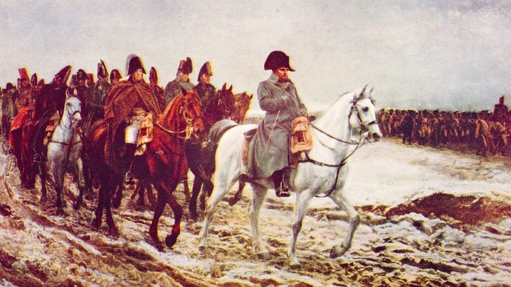Napoleon's retreat from Russia. (Source: BBC)