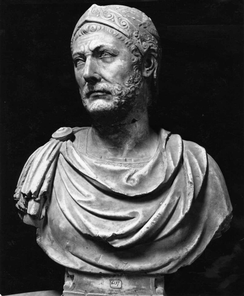 A bust of Hannibal Barca (Source: Wikipedia)